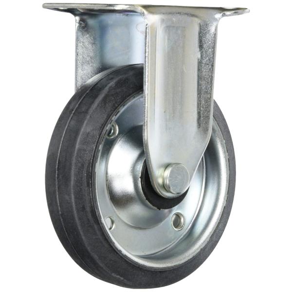 TRUSCO(トラスコ) TR型プレス製運搬車用 固定キャスターφ100 ゴム車