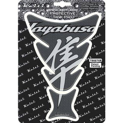 Keiti(ケイティ) タンクパッド 隼/カーボン UVクリアコーティング 17.5X22.0cm ...