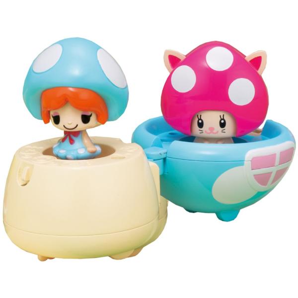 こえだちゃん こえだちゃんのつながるおさんぽカー きのこ