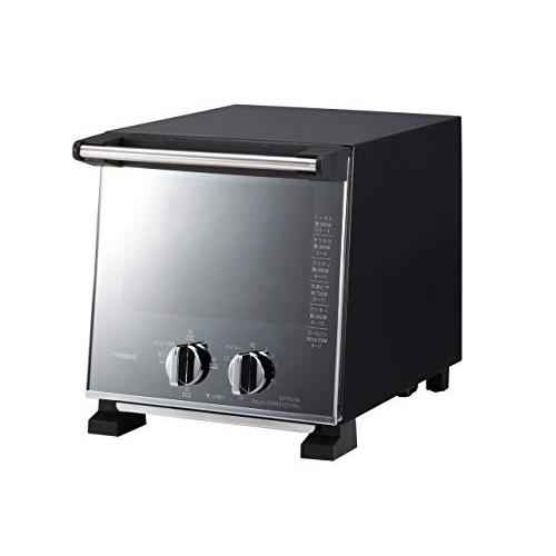 ツインバード スリムオーブントースター TS-D037PB パールブラック