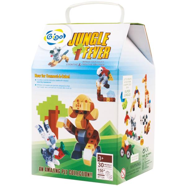 ブロック コネクト・ア・キューブ ジャングルフィーバー190ピース