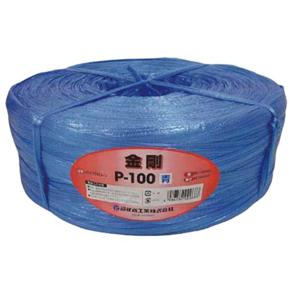 ツカサ 手結束用PP縄(ツカサテープ)P-100B 青 P100B