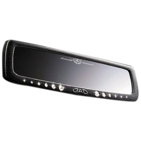 ギャルソン DAD 車用ルームミラー ラグジュアリー リーフ ブラック/クリスタル SA053-05...