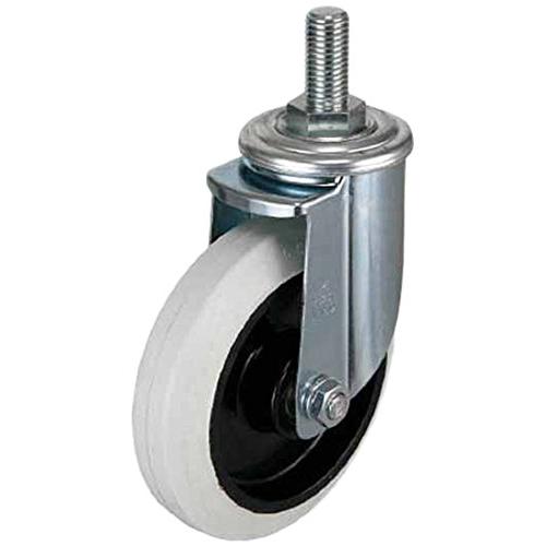 ワコー エアーキャスターねじ込みタイプ(ホワイトゴム自在車) AHT150NRBW