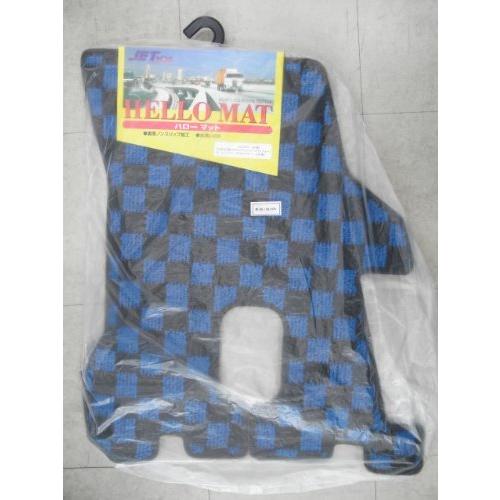 ジェットイノウエ(JET INOUE) フロアマット チェック柄 NEWプロフィア ブルー/黒 R ...