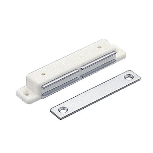 スガツネ工業 ランプ印 強力・スペシャルマグネットキャッチ(S型・W型) MC-SPM-S ホワイト