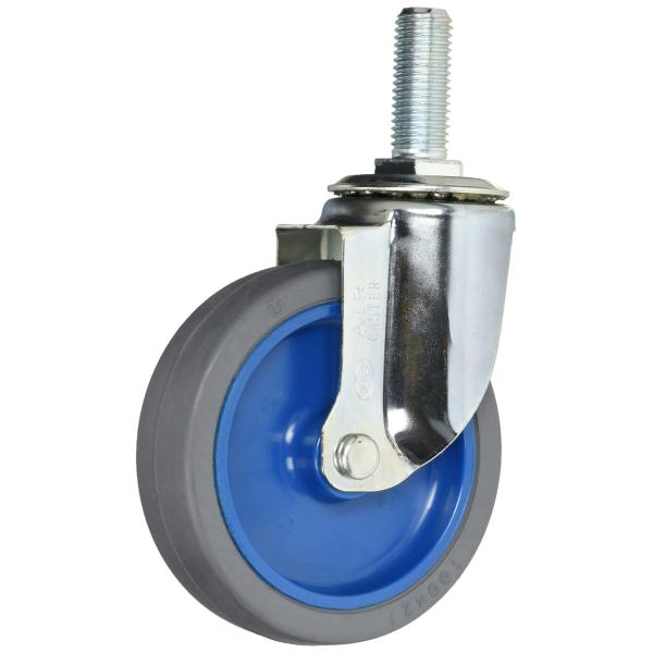 ワコー エアーキャスターねじ込みタイプ(自在車) 100mm ナイロンホイールゴ ALT100NR