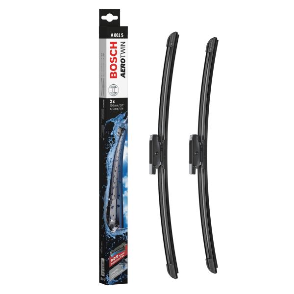 BOSCH(ボッシュ) 輸入車用 フラットワイパーブレード エアロツイン車種専用 475/450mm...