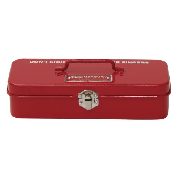 キーストーン 収納ケース・ボックス レッド 高さ/約4.5cm, 幅/約21cm, 奥行/約8cm ...