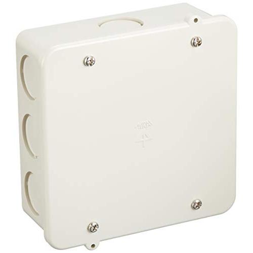 未来工業 PVKボックス 大形四角浅型・ノック付 ベージュ 1個 PVK-ALNJ