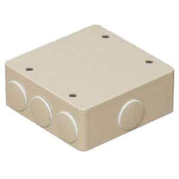 未来工業 PVKボックス 防水型・おねじキャップ付 大形四角深型 ベージュ 1個価格 PVK-BLN...
