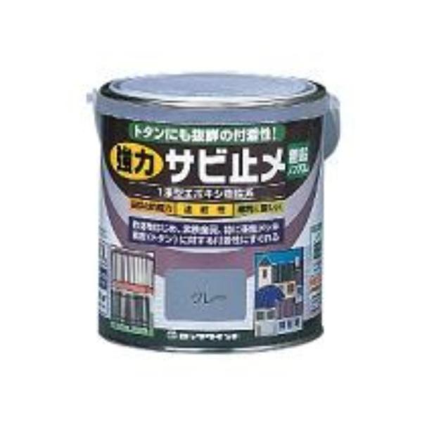 ロックペイント 強力サビ止メ塗料 ホワイト 1.6L H61-1632-6S