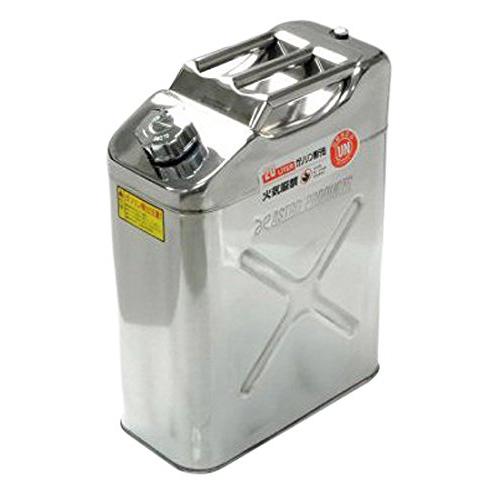 AP ステンレス ガソリン携行缶20L | ガソリン 携行缶 ガソリン携行缶 燃料缶 軽油 灯油 持...