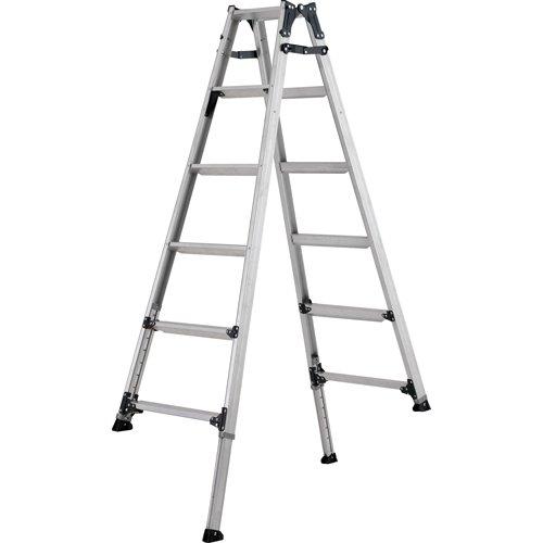 アルインコ 伸縮脚立(ステップ幅広)120cm 最大使用質量100kg PRW120FX