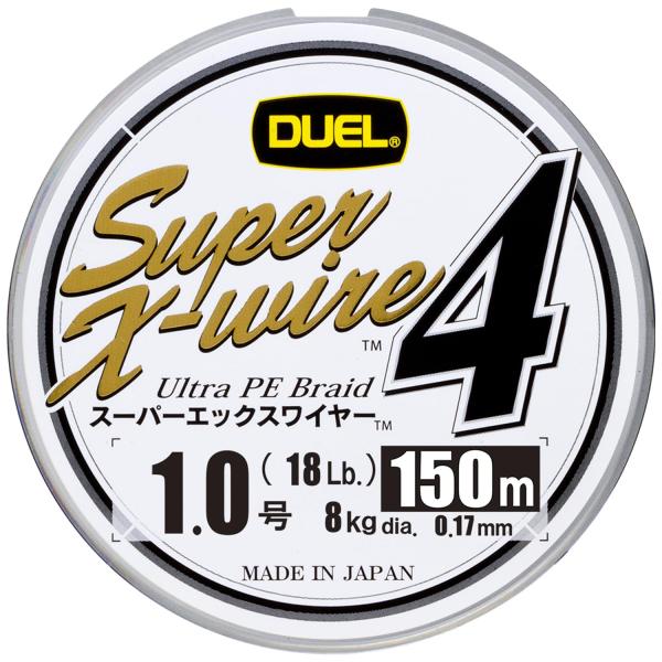 DUEL(デュエル) PEライン 1号 スーパーエックスワイヤー4 (Super X-wire 4)...