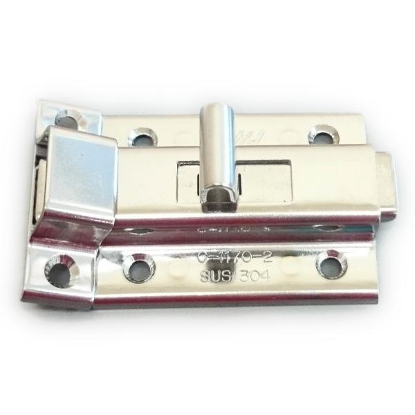 タキゲン ステンレス表付用角ラッチ C-1170-2