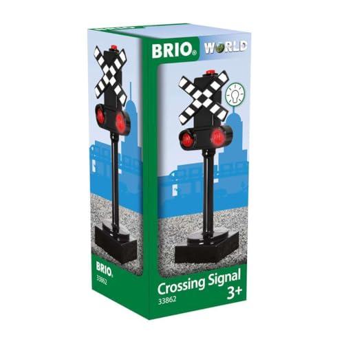 BRIO ライト付き踏切シグナル 33862