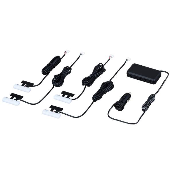 セイワ(SEIWA) 車内用品 イルミライト 無限調色LEDフロアライト+サウンドセンサー 室内用 ...