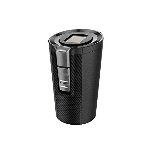 星光産業(EXEA) 車内用品 灰皿 (エクセア) ソーラーライトアッシュ BK ED-217