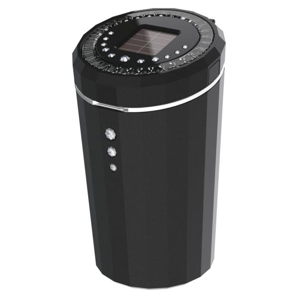 ペルシード(pellucid) 車内用品 灰皿 クリスタルソーラーアッシュトレイ BK DA-182...