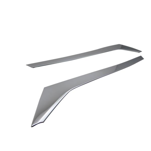 BRIGHTZ ヴォクシー 80 85 後期 超鏡面ステンレスメッキヘッドライトパネル 2PC 【 ...