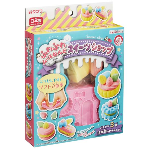 クツワ HATS ふわふわムースねんど ムースのミニスイーツショップ PT151