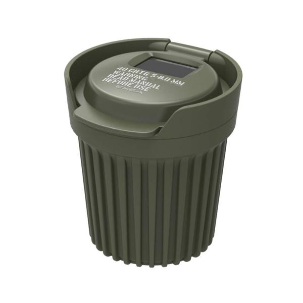 星光産業 車内用品 灰皿 EXEA(エクセア) ミリタリースタイル ソーラーガードアッシュミニ グリ...