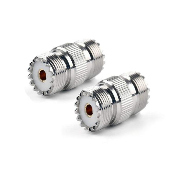 千卓 MJ-MJ 両端M型メス 変換アダプター コネクター UHF-KK UHF SL16-KKメス...