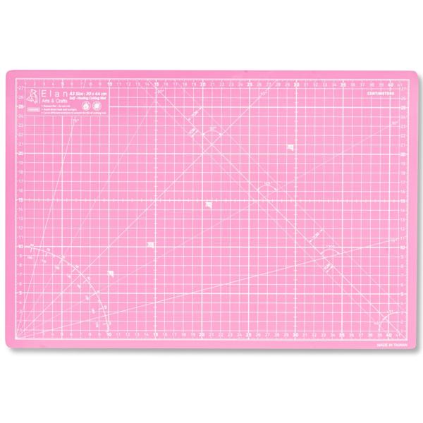Elan カッターマット 手芸用品 両面仕様 A3 44 x 30cm ピンクパープル カッティング...