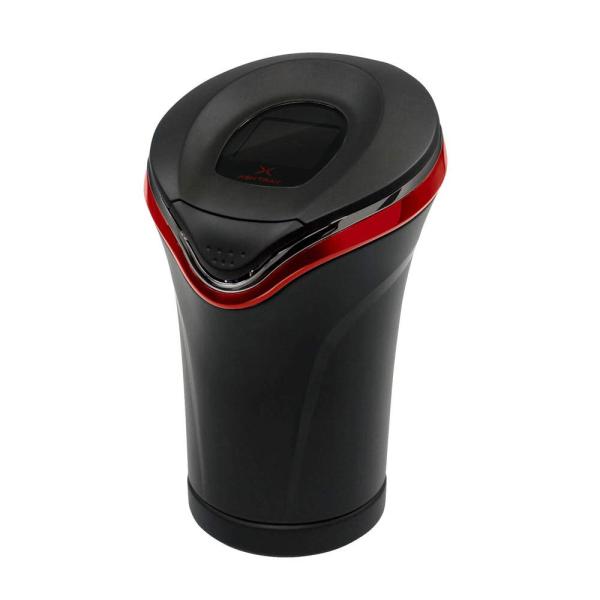 槌屋ヤック(Tsuchiya Yac) 車内用品 灰皿 クロスアッシュ ブラック/レッド PF-34...