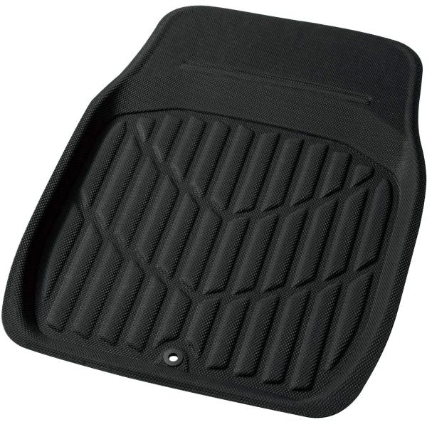 ボンフォーム(BONFORM) カーマット エックスギア 軽/普通車 フロント 1枚 防水 丸洗いO...