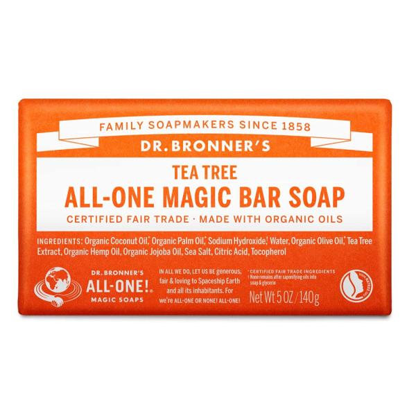 Dr. Bronner's マジックソープバー TE(ティートゥリー) オーガニック固形せっけん