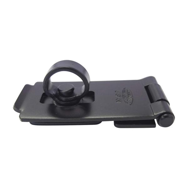 清水(Shimizu) Black series ストロング掛金 艶消黒 80mm New Hika...