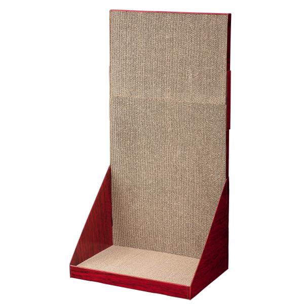 ミュー (mju:) 爪とぎ ガリガリウォール スクラッチャー プラス ブラウン ワイド H90cm