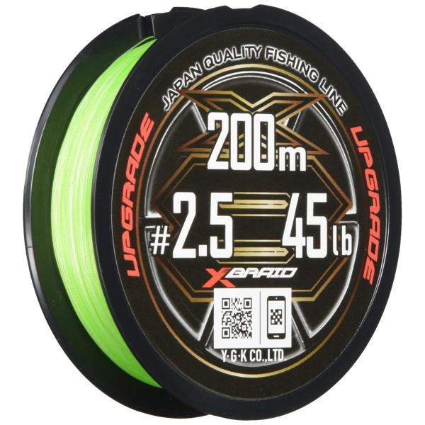 エックスブレイド(X-Braid) アップグレード X8 200m 2.5号 45lb グリーン 1...