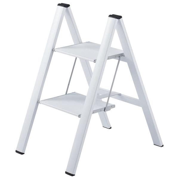 長谷川工業(Hasegawa) スリムステップ 2段 ホワイト SJ-2d(WH)(56cm)(17...