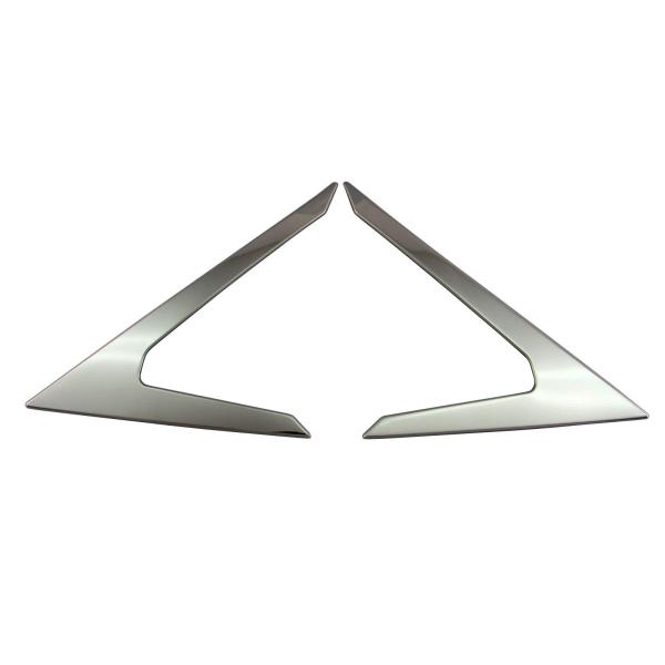 BRIGHTZ ハリアーハイブリッド AXUH80 AXUH85 超鏡面ステンレスメッキリアサイドガ...