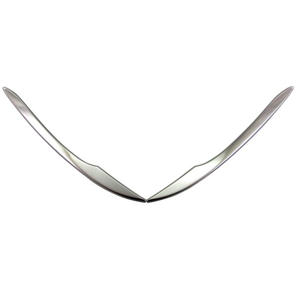 BRIGHTZ ハリアー MXUA80 MXUA85 超鏡面ステンレスメッキフロントバンパーコーナー...