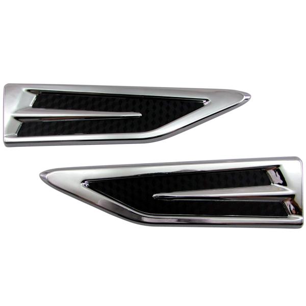 BRIGHTZ エスクァイア 80 85 メッキフェンダーガーニッシュ カーボン調 【 AIR−LO...