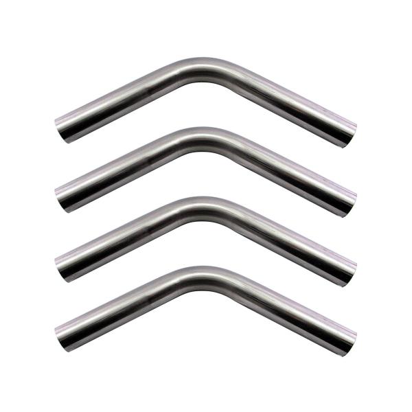 BRIGHTZ 42Φ 60度 ステンレス 曲げパイプ 1.2mm厚 4PC 【 CUR−PIPE−...
