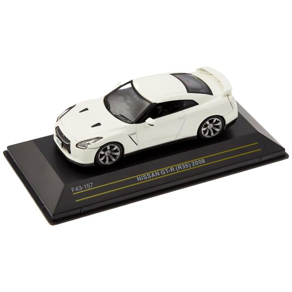 FIRST:43 1/43 ニッサン GT-R R35 2008 ホワイト 完成品 F43-157