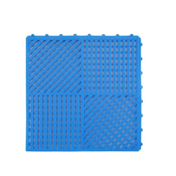 やわらか連結スノコ ブルー 軟質塩ビ PVCマット 300x300mm 広さに合わせて簡単ジョイント...
