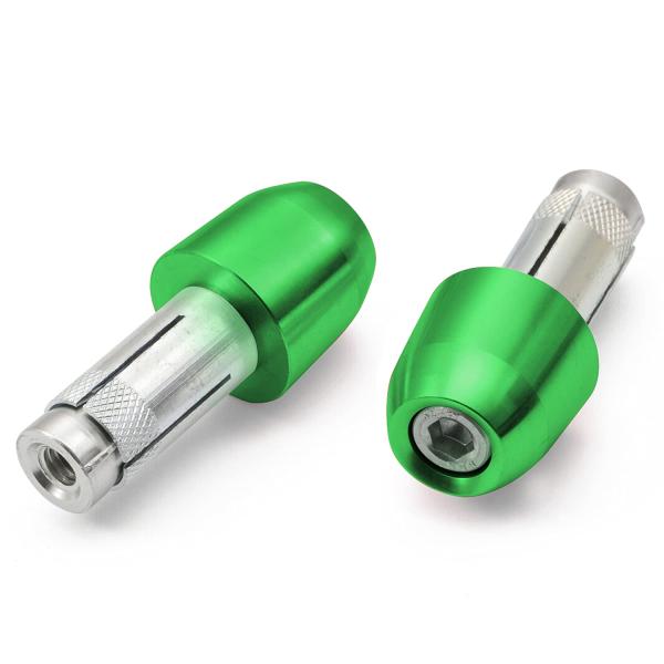 デイトナ(Daytona) アルミビレット バイク用 バーエンド 汎用 内径φ14-19 ラウンドプ...