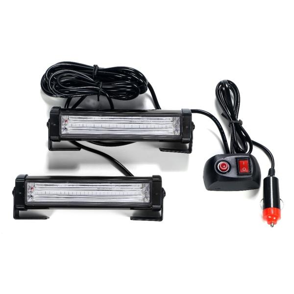 ストロボ ライト 青色 車用 緊急点滅ランプ 警告灯 非常灯 蛍ランプ リモコン スイッチ付き 12...