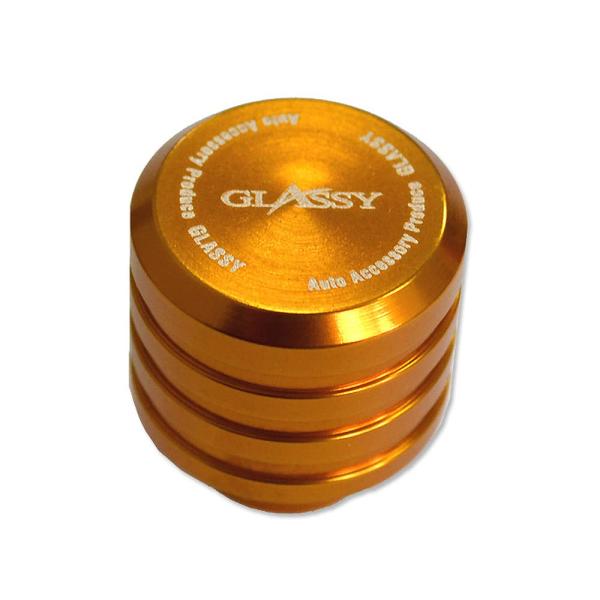 GLASSY 汎用 ビレット ワイパーレスキャップ ボルト径6/8mm用 オレンジ