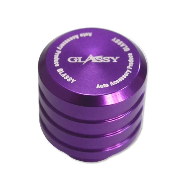 GLASSY 汎用 ビレット ワイパーレスキャップ ボルト径6/8mm用 パープル