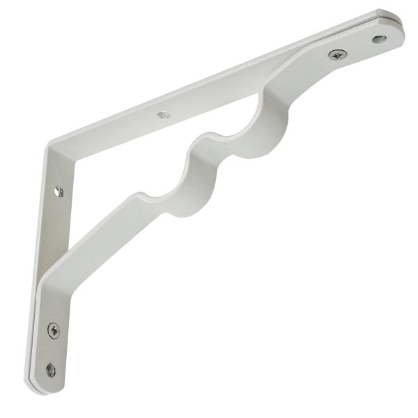 和気産業 ハンガーブラケット ホワイト 150mm 棚受け 置く 吊るす 2つの機能 TK-100 ...