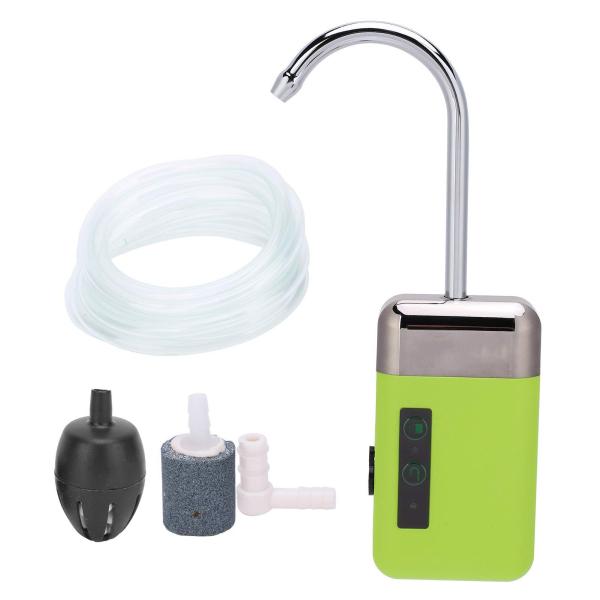VGEBY 酸素ポンプ ホース付き 実用性 センシング酸素ポンプ 釣り用 水族館/水槽用