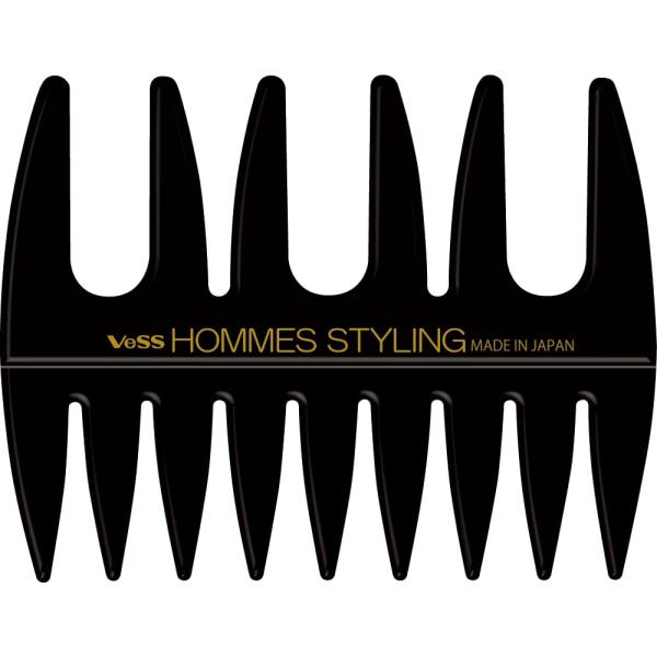 ベス Vess 日本製 メッシュコーム 櫛 メンズ 男性 粗め ポマード バーバースタイル向け フェ...