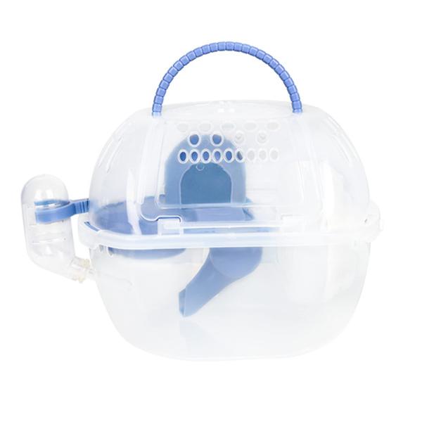 Kisata ハムスター キャリー プラスチック ハムスターキャリーゲージ ハムスター ケージ 透明...